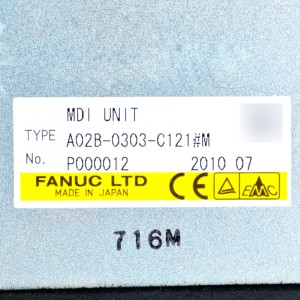 Fanuc keyboard A02B-0303-C121#M  fanuc spare parts mdi unit