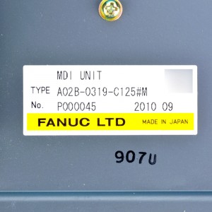 Fanuc keyboard A02B-0319-C125#M fanuc spare parts mdi unit