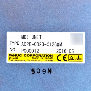 Fanuc keyboard A02B-0323-C126#M fanuc spare parts mdi unit