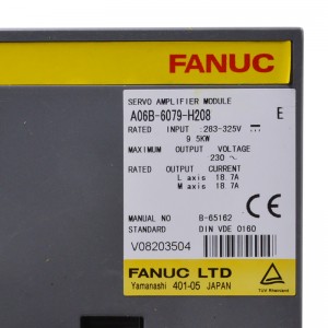 Fanuc servo amplifier moudle A06B-6079-H206 fanuc drives A06B-6079-H207,A06B-6079-H208,A06B-6079-H209,A06B-6079-H301