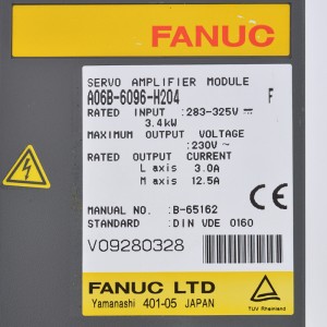 Fanuc drives A06B-6096-H204 Fanuc servo amplifier moudle