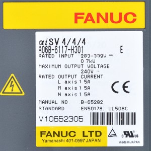 Fanuc drives A06B-6117-H301 Fanuc aisv 4/4/4