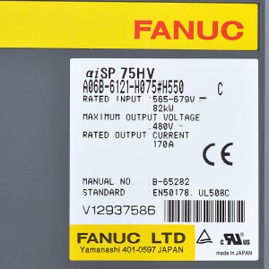 Fanuc drives A06B-6121-H075#H550 Fanuc aisp 75HV