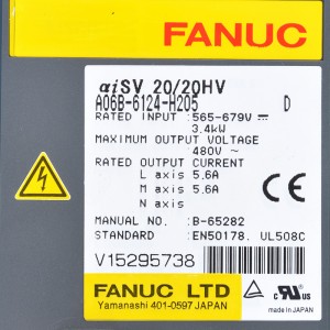Fanuc drives A06B-6124-H205 Fanuc aisv 20/20HV servo