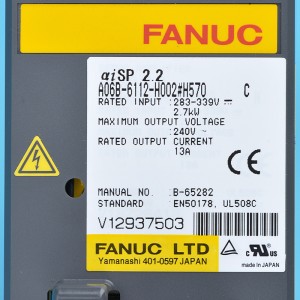 Fanuc drives A06B-6112-H002#H570 C Fanuc aiSP 2.2 spindle amplifier