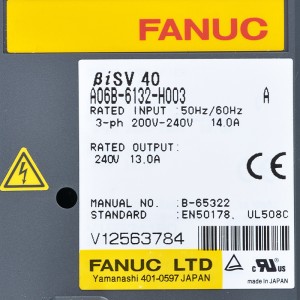 Fanuc drives A06B-6132-H003 Fanuc BiSV 40 servo