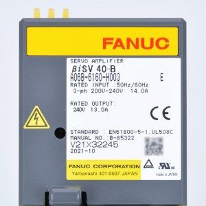 Fanuc drives A06B-6160-H003 E Fanuc servo amplifier βiSV 40-B