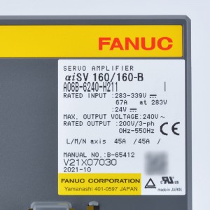 Fanuc drives A06B-6240-H211 I Fanuc servo amplifier αiSV 160/160-B