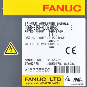 Fanuc drives A06B-6151-H006#H580 Fanuc spindle amplifier module