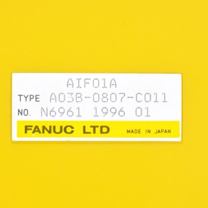 Fanuc I/O A03B-0807-C011 fanuc AIF01A original made in japan