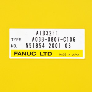 Fanuc I/O A03B-0807-C106 fanuc AID32F1 original made in japan