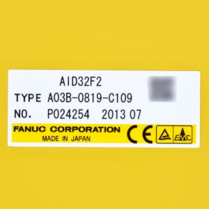 Fanuc I/O A03B-0819-C109 fanuc AID32F2 original made in japan