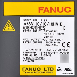 Fanuc drives A06B-6290-H322 Fanuc servo amplifier aiSV 10/10/10HV-B