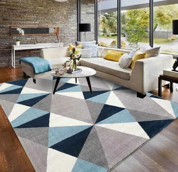 Povýšení moderních prostor s domácí dekorací Moderní geometrické vzory Koberce Wilton Carpets