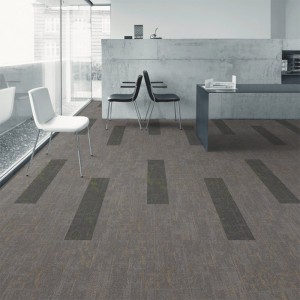 Loop Pile Pp Gray Non Slip Soundproof Carpet Tiles