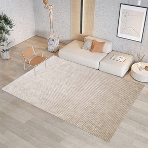 Living Room Large Acrylic Minimalist Simple Ivory Carpets