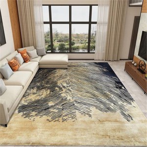 Прилагодлив рачен килим со златна волна