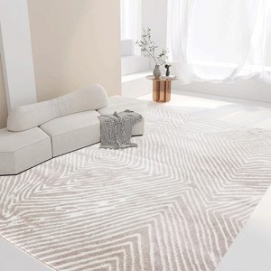 Најдобра цена крем боја Рачни волнени килими