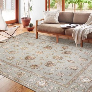 Tapetes persas vintage grandes 100% lã para sala de estar