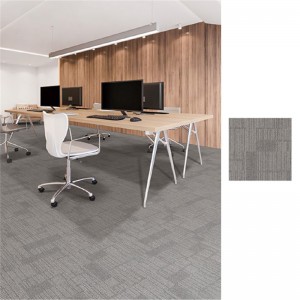 Vysoce kvalitní šedé kobercové dlaždice pro kancelář
