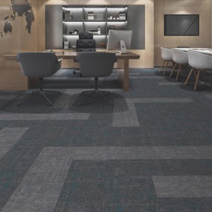 Loop Pile Non Slip Soundproof Pp 25 X 100 Carpet Tiles for Office Floor