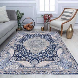 Home Decor Vintage Blue Persian Rugs Silk