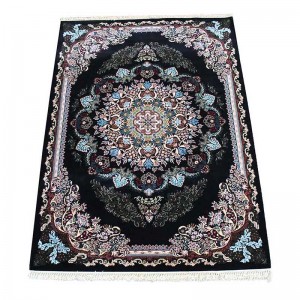 Cheap traditional green black persian carpet