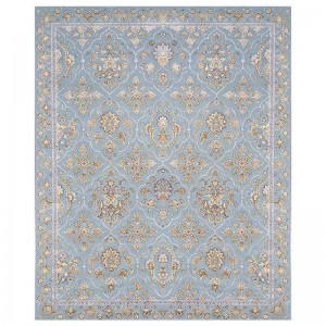 2×3 grande tappeto persiano in seta autentica viola rosa blu in vendita