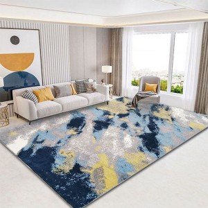 Wohnzimmer Moderner Boden Langlebiger, superweicher Teppich aus 100 % Polyestergewebe