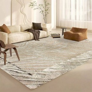 Anti-static Good Elasticity Wool Carpet သည် အိမ်အတွက် ဖုန်မှုန့်ဒဏ်ခံနိုင်သော Hand Tufted Rugs