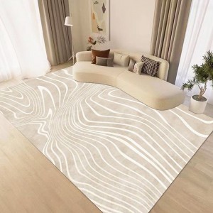 Customized Soundproof New Zealand Wool Large Smooth Hand Tufted Rugs Modern