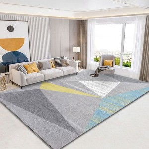 Pabalaza Pansi Pansi Pano Zokhazikika 100% Polyster Fabric Super Soft Carpets