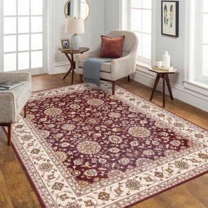 9×12 Wool Red Persian Rug Carpet