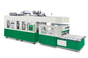 LD-12-1850 Fully Automatic Free Trimming Free Punching Pulp Molded Tableware Paper Plate Making Machine