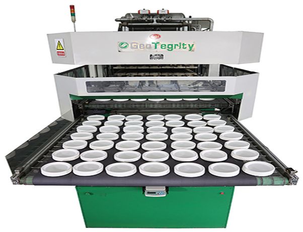 LD-12-1850 Fully Automatic Free Trimming Punching Biodegradable Sugarcane Bagasse Lunch Box Bowl Tray Pulp Molding Tableware Food Packaging Paper Plate Making Machine Featured Image
