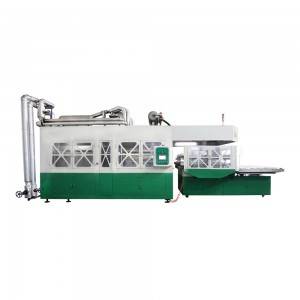 LD-12-1350 Fully Automatic Free Trimming Free Punching Pulp Molded Tableware Machine