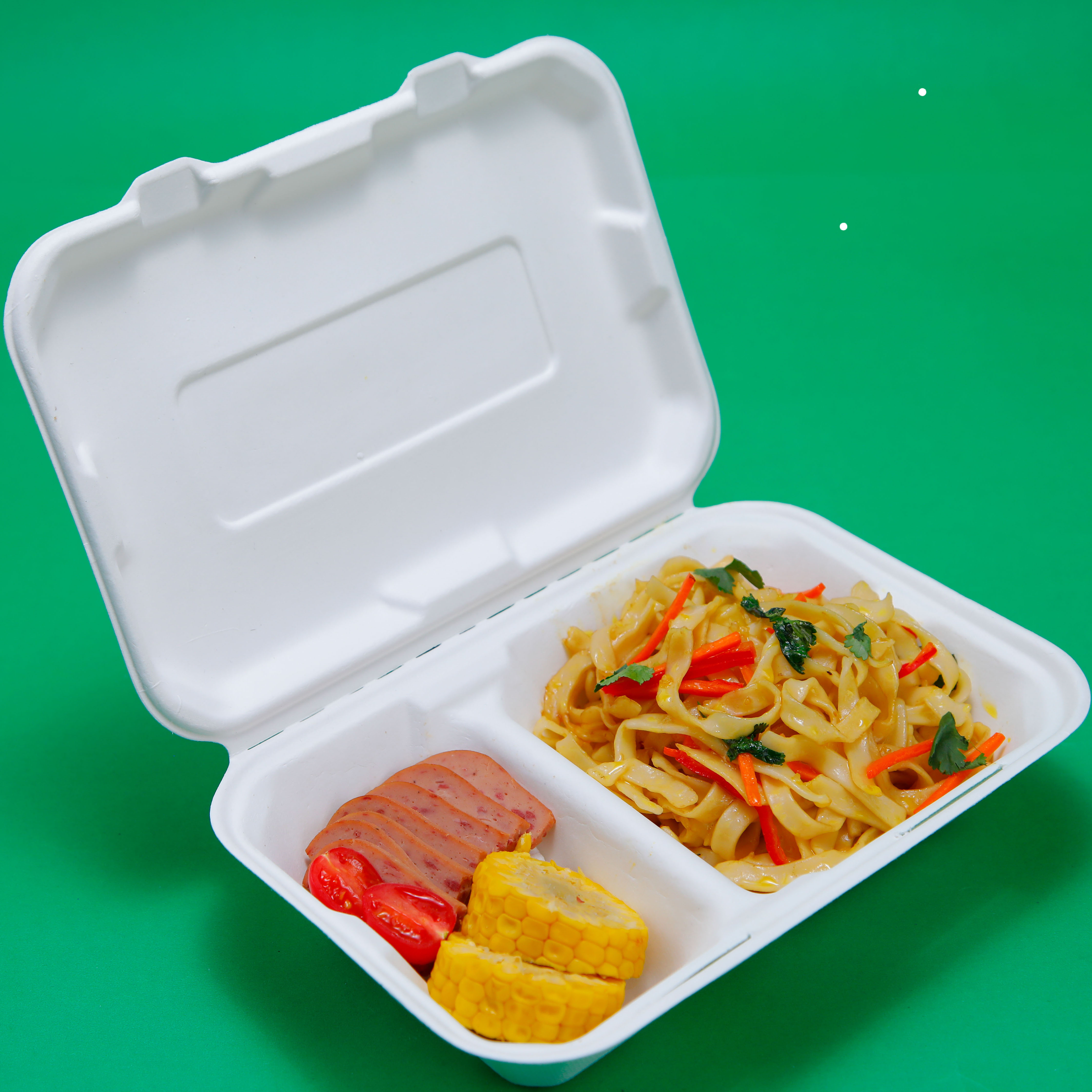 Biodegradable Tableware to Go Box 5 6 Compartments Sugarcane Bagasse Lunch  Trays Bagasse Clamshell Kids Dinner Sets Food Containers Dinner Set Lunch  Box - China Microwaveble Tray Biodegradable and Used Restaurant Plates