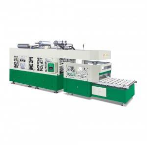 LD-12-1850 Fully Automatic Free Trimming Free Punching Pulp Molded Tableware Machine