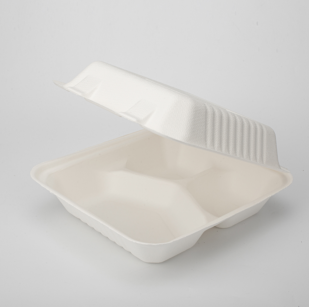 Buy Wholesale China 8 Compostable Clamshell Food Containers, Heavy-duty  Hinged Container, Disposable Bagasse Eco-friendly Natural Sugarcane Take  Out & Sugarcane Food Containers,takeout To Go Box at USD 0.0888