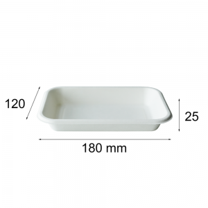 PFAS Free 12oz Disposable Take Away Biodegradable Food Container Sugarcane Bagasse Pulp Lunch Tray