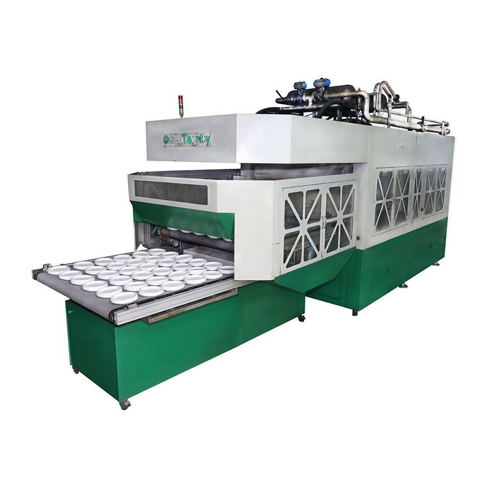 LD-12-1560 Fully Automatic Free Trimming Punching Biodegradable Bagasse Pulp Molded Paper Plate Cup Bowl Tray Makeing Machine Manufacturing Featured Image