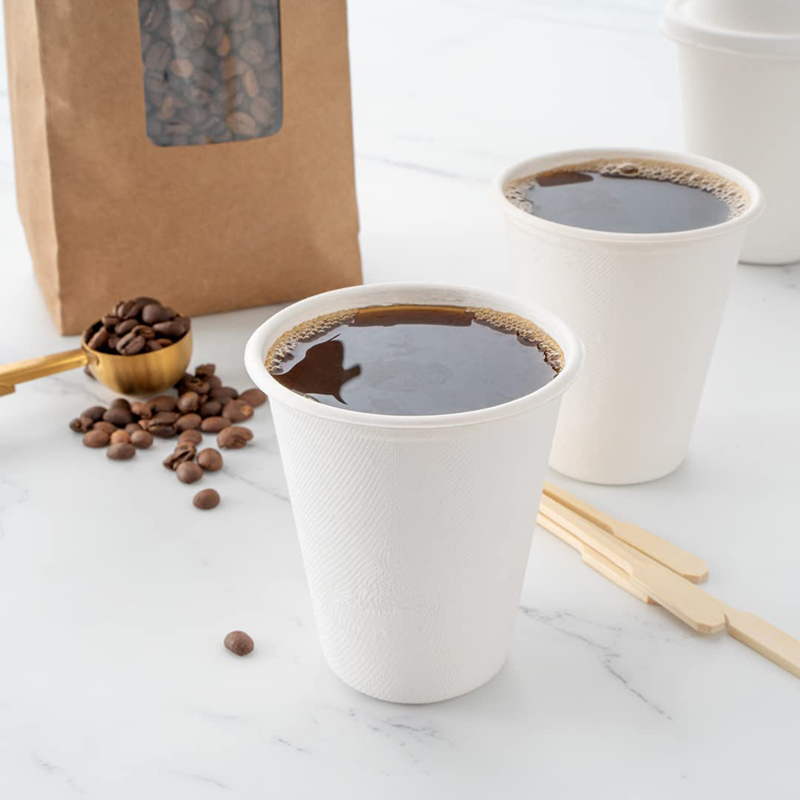 Buy Wholesale China Biodegradable Sugarcane Bagasse Coffee Cup Paper Pulp  Moulded Tea Hot Drink Cups With Die-cut Mouth Lids Cold Icy Cup For Beverage  & Biodegradable Cups at USD 0.025