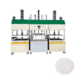 Dry-2017 Semi Automatic Biodegradable Disposable Food Tray Container Making Machine