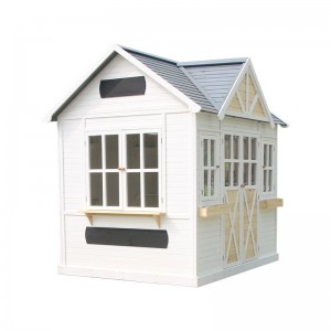 2021 new arrived commercial wooden children outdoor playhouse
