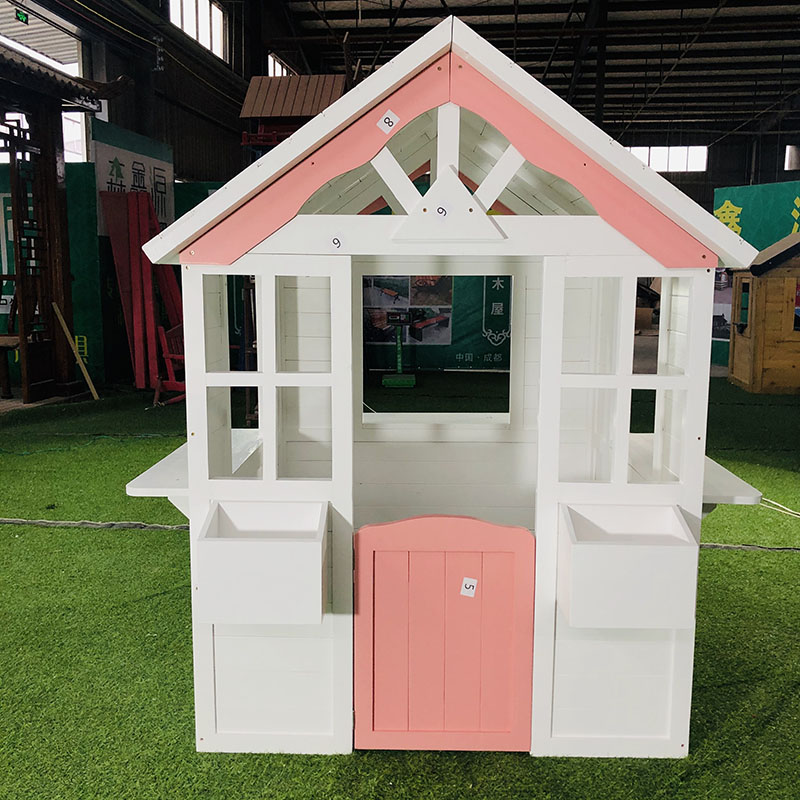 2021 new wooden play house kids playhouse wooden for kids-1