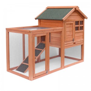 ODM Supplier China Supplier Poultry House Solid Fir Wood Chicken Coop with Run and Planter