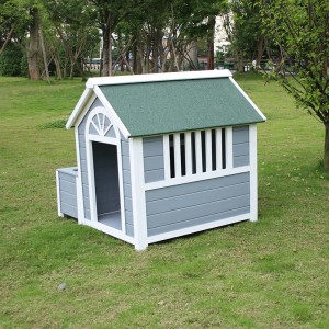 Chinese Fir Material Factory OEM Outdoor Dog House Kennel