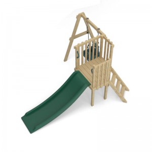 Manufacturer Supply Good Quality Children Wooden Playhouse Outdoor Garden Playground