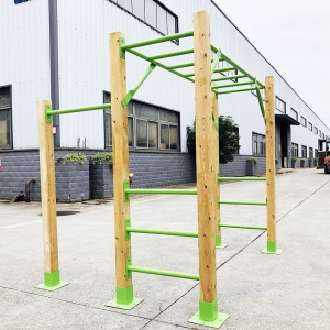 OEM Factory for slackline slide indoor outdoor play set school outside lever toe gym yuba gymnastic handles climb equipment rungs monkey bar