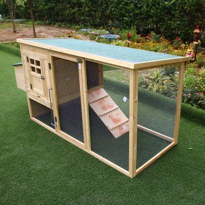 Cheapest Factory Asphalt Felt Waterproofs for Outdoor Use with Door Large Chicken Coop with Large Chicken Run